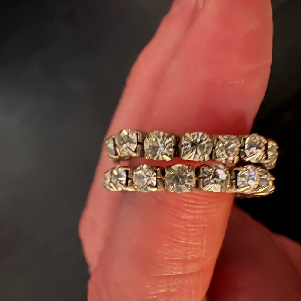 Rhinestone bracelet and rings bundle - Picture 4 of 4